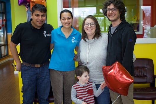 Founders Mohit and Naina Jain. Every child can be a Math Genius!