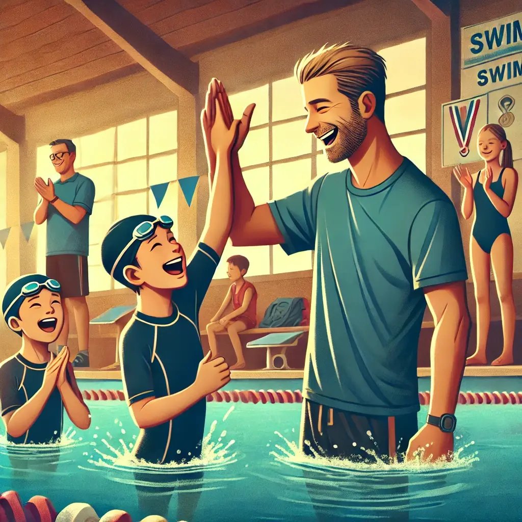 How-One-Dad-turned- Reluctant-Swimmers-into-Competitive- Champs